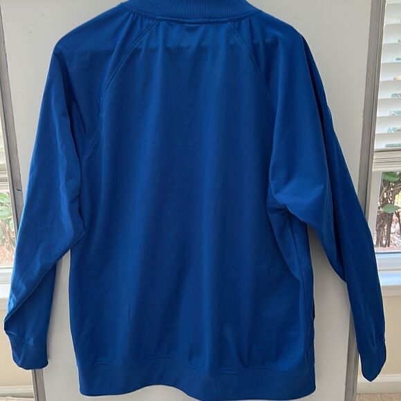 Umbero Blue Check Soccer Full Zip Jacket Size XL - Picture 5 of 8